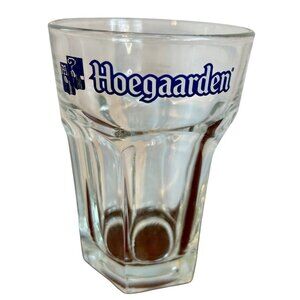 Hoegaarden Belgian Hexagonal Original Wheat Beer Pint Glass 0.25 L